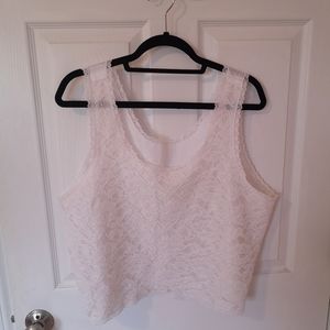 Vintage XL lace tank top